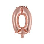 Balão_Número_0_Zero_16_Polegadas_Rose_Gold_-_Brdecor