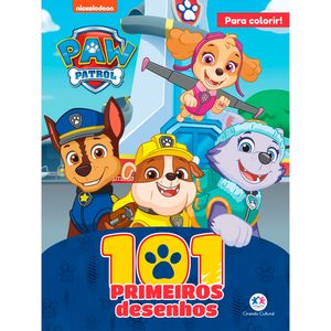 Livro Para Colorir 101 Primeiros Desenhos Patrulha Canina - Ciranda Cultural