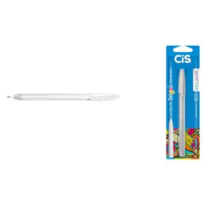 Caneta  Trigel Pastel Tinta Gel Branca Blister 1 Unidade - Cis
