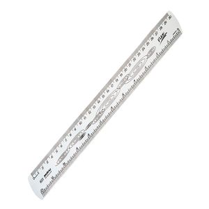 Régua Flexível Cristal 30cm - Waleu