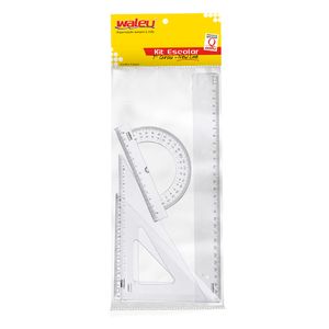 Kit Escolar Primeiro Grau New Line Cristal - Waleu