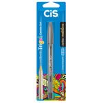 Caneta_Trigel_Metálica_Tinta_Gel_Prata_Blister_1_Unidade_-_Cis