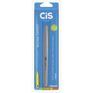 Marca Texto Lumini Pastel Cinza Claro Blister 1 Unidade - Cis