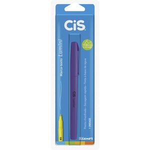 Marca Texto Lumini Neon Violeta Blister 1 Unidade - Cis