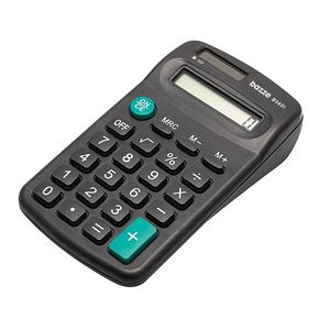 Calculadora de Bolso B3401 Preta - Bazze