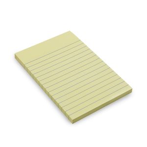 Bloco Adesivo Pautado Com 100 Folhas 148mmx102mm - Max Print