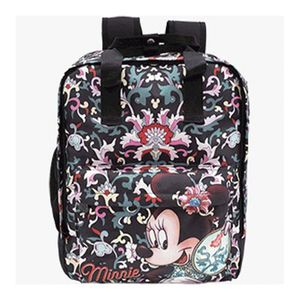 Mochila Infantil Minnie Poliéster Preto - Xeryus