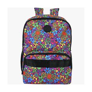 Mochila Infantil Feminina Flores Poliéster - Xeryus
