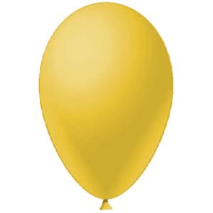 Balão Liso 7 Polegadas Latex Amarelo - Festball