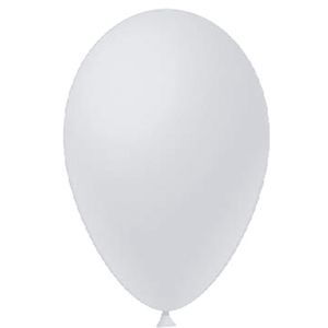 Balão Liso 7 Polegadas Latex Branco - Festball