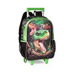 Mochila_de_Rodinha_Infantil_Dinossauro_Poliéster_Preto_Com_Verde_-_Clio_Style