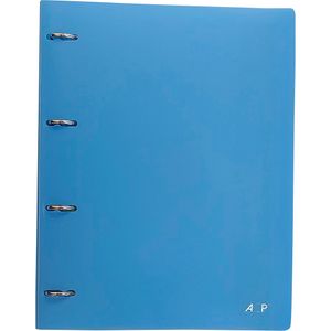 Fichário Capa Pp Sweet Pastel Com 96 Folhas E Divisória Azul - ACP