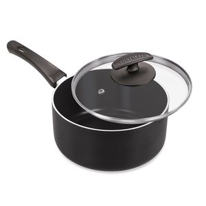 Panela Maxxima Black com Tampa de Vidro 18 - Fortaleza