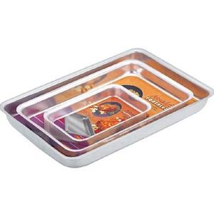 Kit 3 Peças Assadeira Retangular Nº1 E Nº2 + Mini Forma - Fortaleza