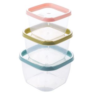 Conjunto Com 3 Potes Plásticos Conect 470ml/760ml/1,1l - Plasútil