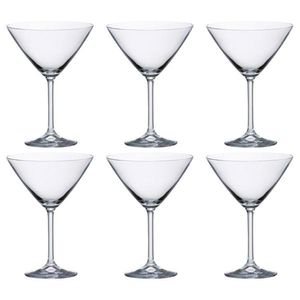 Conjunto Taças Martini Cristal 280ml 6 Peças - Hauskraft