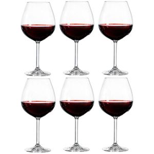 Conjunto 6 Taças Cristal Bordeau 650ml Gastro - Ricaelle
