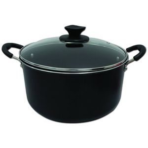 Caçarola Antiaderente nº30 Preta 9,3 Litros - Dona Chefa