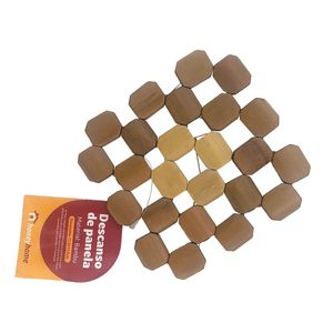 Descanço de Panela Bambu 12,5x12,5cm - honeyhome