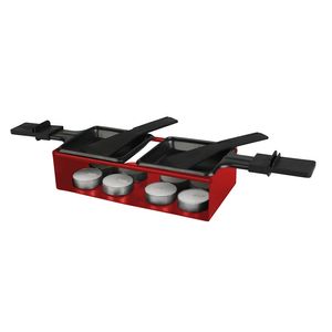 Raclette Dupla Vermelha 13 Peças - Hauskraft