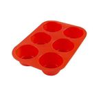 Forma_para_Cupcake_de_Silicone_Vermelha_21,5cm_-_Western