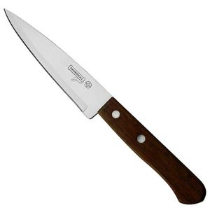 Faca Peixeira Aço Inox Cabo em Madeira 5" - Mundial