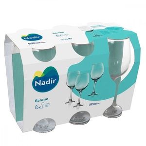Jogo Taça Agua Barone 6 Peças 490ml - Nadir