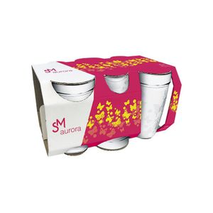 Jogo de Copos 270ml Sm Aurora 6 Peças - Nadir