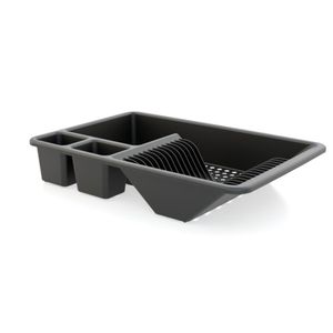 Escorredor de Louça Full Preto 43x28x8cm - Utility