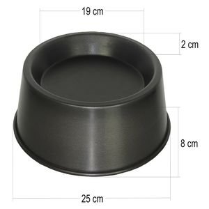 Forma Piscina Antiaderente Preto 26cm - Dona Chefa