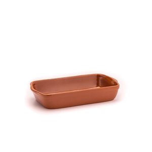 Travessa de Cerâmica Refratária Retangular 750ml 4,8x13,3x26,2cm - Bella Refratários