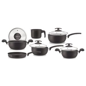 Conjunto Panelas Artistic Black 6 Peças - Fortaleza