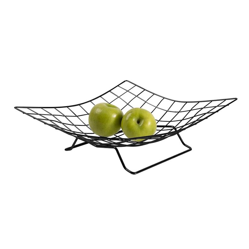 Fruteira_de_Mesa_Quadriculada_de_Aço_Preto_11x35x35cm_-_Utimil