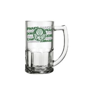 Caneca Palmeiras Vidro Bristol 340ml - Allmix