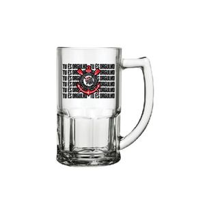 Caneca Corinthians Vidro Bristol 340ml - Allmix