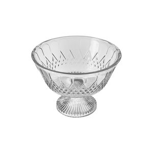 Centro de Mesa Villari Com Pé de Vidro Transparente 17x23,7cm - Vitazza