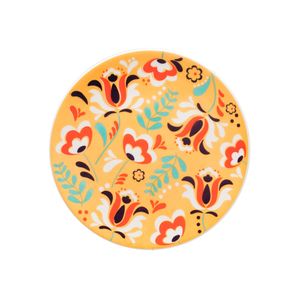 Prato de Sobremesa Cerâmica Flowers 19cm - Oxford