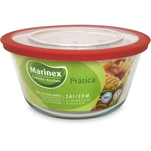 Forma Redonda Grande com Tampa Plástica 2,4L - Nadir