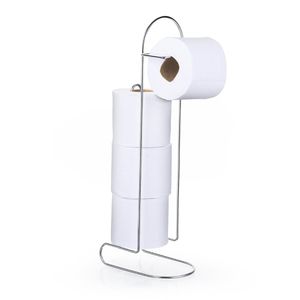 Suporte Chão Para Papel Higiênico Aço Cromado - Arthi