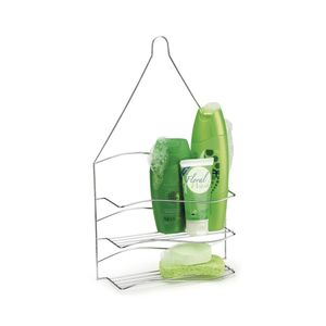 Prateleira Pendurar  Para Shampoo Duplo Aço Cromado - Arthi