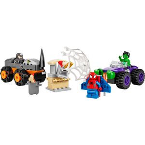 Blocos de Montar Confronto Hulk Contra Rinoceronte 110 Peças - Lego