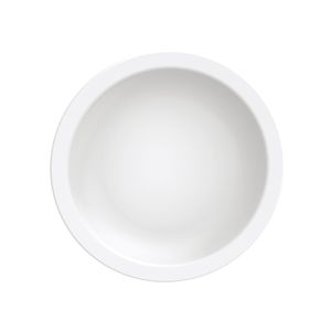 Prato Sobremesa Paola Porcelana Branco 21cm - Tramontina