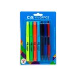 Kit_Escolar_Office_4_Com_4_Marca_Textos_Lumini_+_3_Canetas_Linea_-_Cis