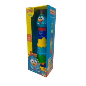 Copos de Banho Empilháveis Galinha Pintadinha Plástico Colorido 6 Peças 20221 - Yes Toys