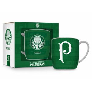 Caneca Urban Times Palmeiras 1 Porcelana 360ml - Brasfoot
