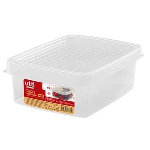 Caixa Organizadora Utti Para Frutas E Hortaliças Mini Plástico Cristal 7,5x15x22cm - Ordene