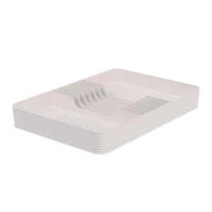 Escorredor de Pratos Tear A1 Plástico Cinza Clean - Plasútil