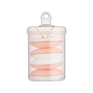 Kit 4 Esponjas Para Maquiagem Redondas Bege - Meily's