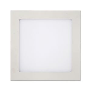 Luminária Led Sobrepor Quadrada Slim 24w 3000k 30cm - Kian