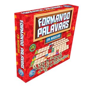 Jogo Educativo Formando as Palavras de Madeira - Pais & Filhos